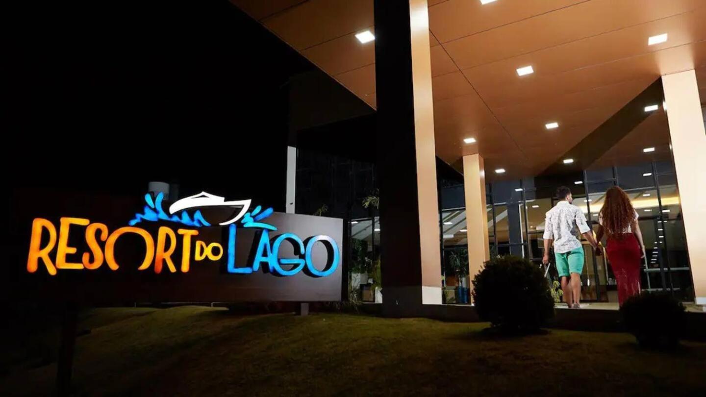 Apto Resort Do Lago Ate 8 Pessoas - Valor Promocional Caldas Novas Exteriér fotografie