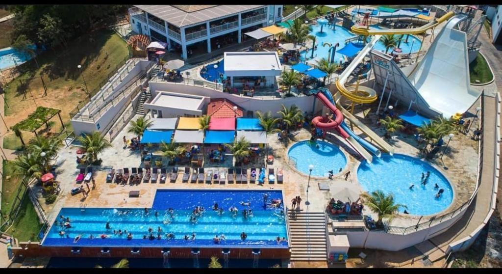 Apto Resort Do Lago Ate 8 Pessoas - Valor Promocional Caldas Novas Exteriér fotografie