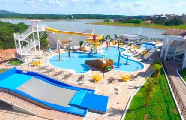 Apto Resort Do Lago Ate 8 Pessoas - Valor Promocional Caldas Novas Exteriér fotografie